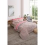 ETE HOMETEX ÇİFT KİŞİLİK LÜX WELSOFT YORGAN SETİ 195X215CM TASEL BEJ 8696474231952